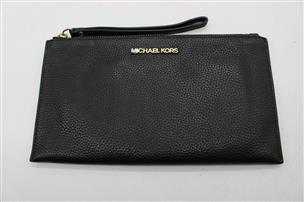 MICHAEL KORS JET SET LG ZIP CLUTCH Very Good Buya